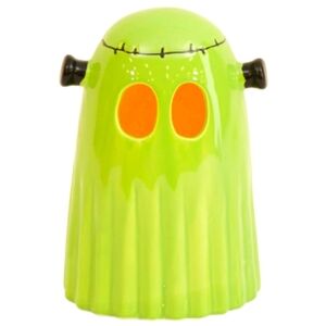 Franken-boo , frankenstein ghost , green Ghost Ceramic , ceramic ghost , franken